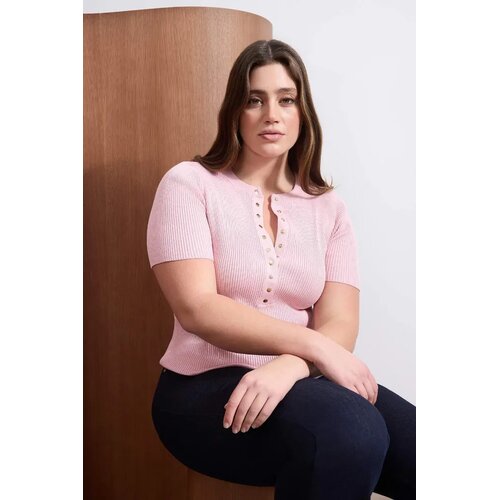 Trendyol ženska bluza Tbbss26Af00018, roze Cene