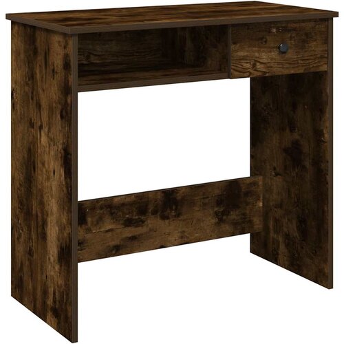 Maison Chic Pisalna miza - pisarniška miza - Računalniška miza dimljeni hrast 80x40x75 cm konstruiran les, (21785253) Cene