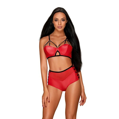 Obsessive Leatheria 2-pcs Set Red S/M Cijene