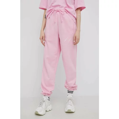 Adidas Hlače za žene, boja: ružičasta, s tiskom