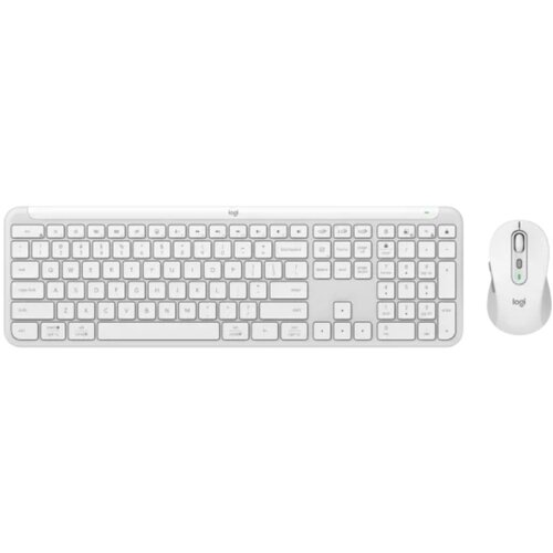 Logitech MK950 Wireless Desktop White US tastatura + miš Slike