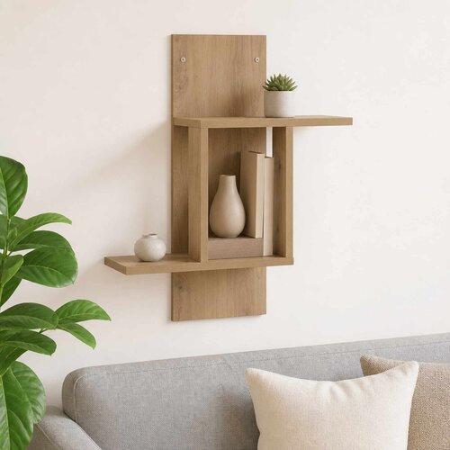  Polica na zidu 59 x 17 x 63 cm Konstruirano drvo Cijene
