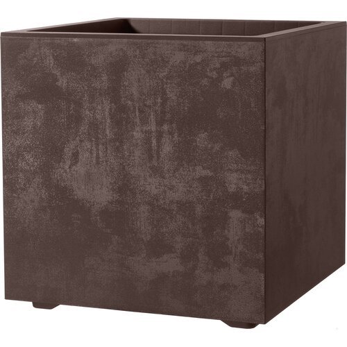 DEROMA Kocka za rastline &amp;quot;Millenium&amp;quot; z zbiralnikom vode - Brownstone - 39 cm Slike