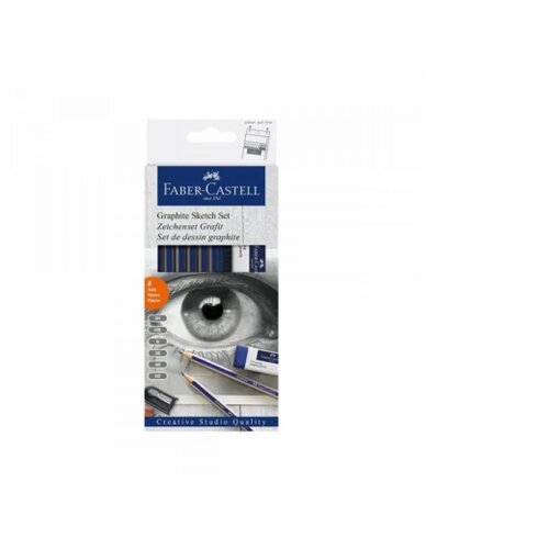 Faber-Castell Set za crtanje Faber Castel Goldfaber (graf ol, rezač, gum)114000 Slike