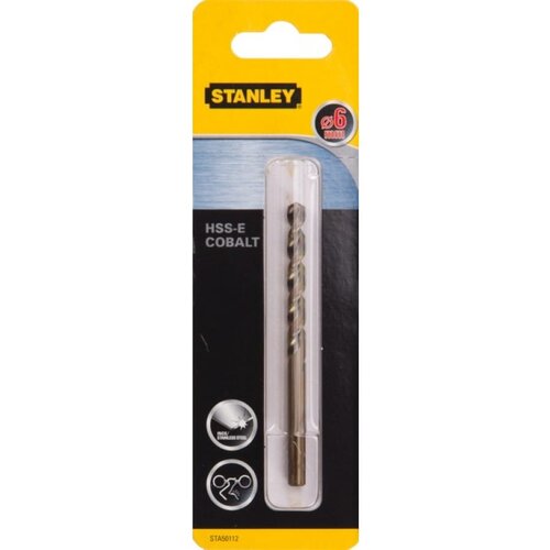 Stanley svrdlo za metal i INOX HSS-E 6mm COBALT Slike