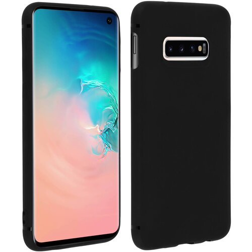 AVIZAR Izjemno tanek silikonski zašcitni ovitek, mat ucinek - crna str. Samsung Galaxy S10, (20599858) Cene