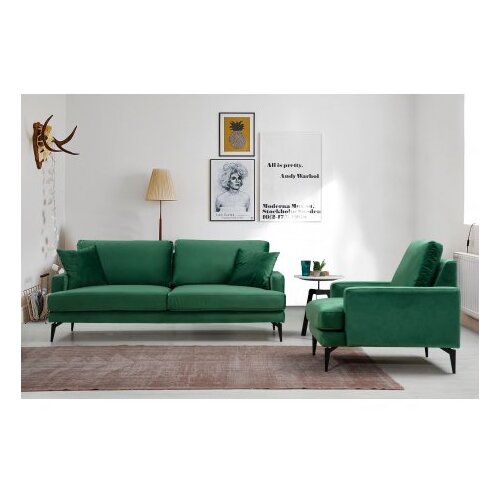  Papira 2 Seater Green 2-Seat Sofa Slike