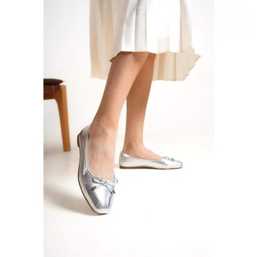 Capone Outfitters Ballerina Flats - Silver - Flat