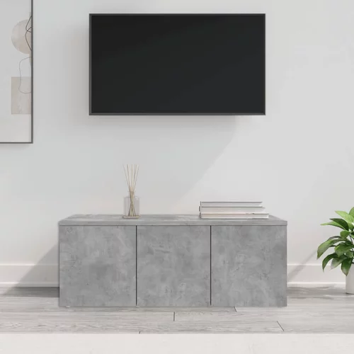 vidaXL TV ormarić siva boja betona 80 x 34 x 30 cm od iverice