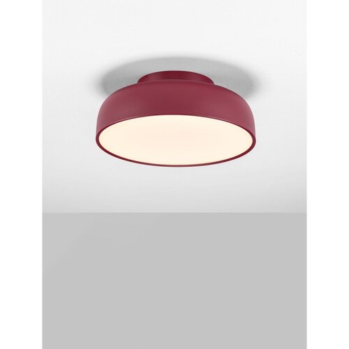 Nova Luce Bordo rdeča aluminijasta LED zatemnitvena stropna svetilka Noelia &amp;ndash; Slike