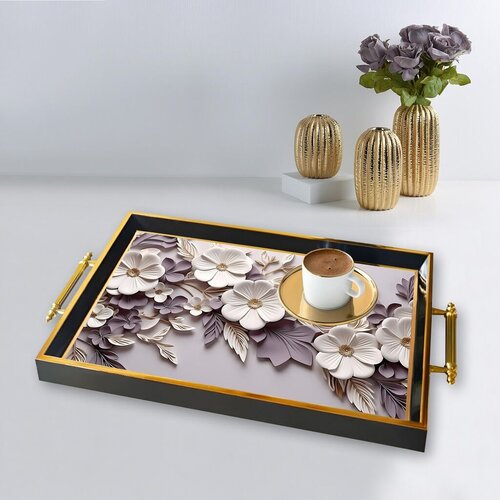 Aberto Design Poslužavnik TPA9899 50 x 29 x 3.5 cm, Šareni Cene