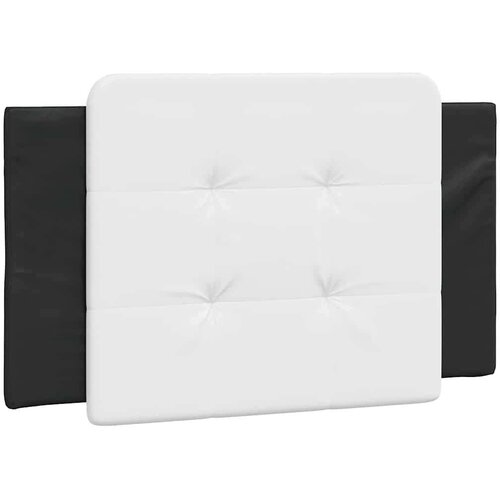VidaXL okvir za krevet s uzglavljem crno-bijeli 100x200cm umjetna koža Slike