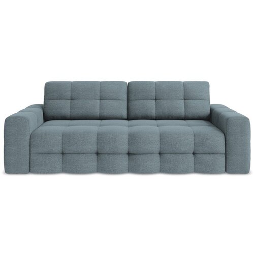 Makamii Plava sklopiva sofa od bouclé tkanine 255 cm Milu – Cijene