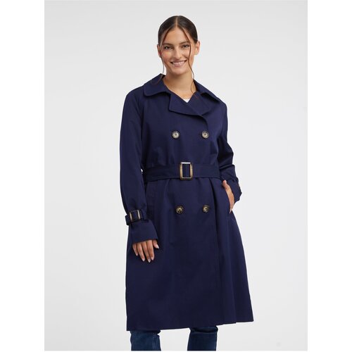 Orsay Dark blue ladies trench coat - Ladies Slike