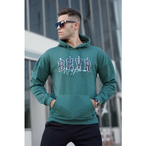 Madmext Dark Green Men's Sweatshirt 5326 Slike