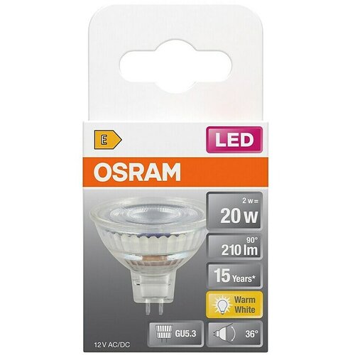 Osram LED svetlobni vir 827 (GU5,3, Ni mogoče zatemniti, Toplo bela, 210 lm, 2 W) Cene