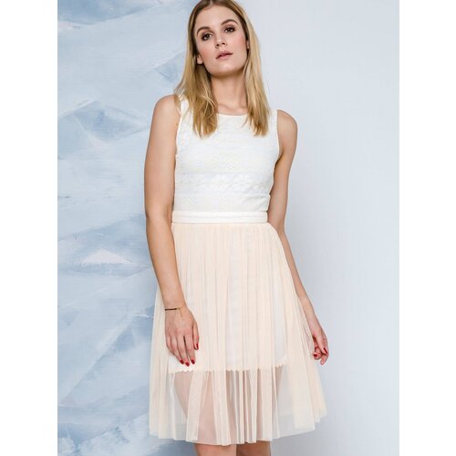 LeMonada Dress from combined materials Lemonade beige Slike