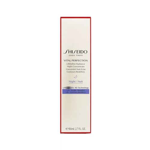 Shiseido Vital Perfection LiftDefine Radiance Night Concentrate nočni serum za obraz proti znakom staranja 80 ml za ženske Cene