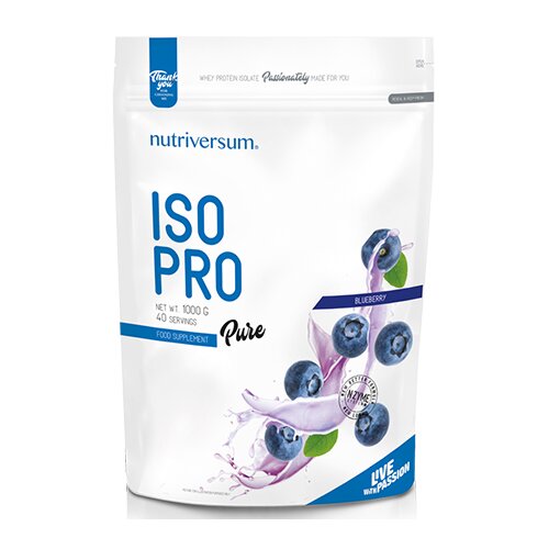 Purepro Iso Protein, Borovnica, 1000 g Slike