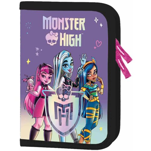 Unipap Monster High vijoličen raztegljiv peresnica 21x14x3,5cm Cene