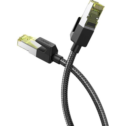 Ugreen UTP Cat7 oklopljen pleten okrogel kabel z modularnim RJ45 Ethernet priključkom 2M Slike
