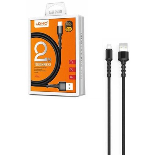 Ldnio Lightning Apple Usb Kabel 2m - črne Barve Slike
