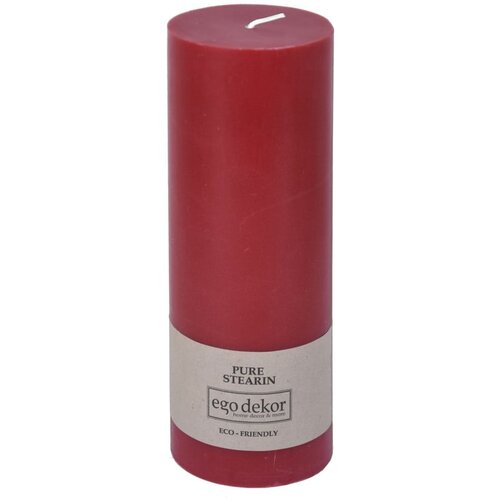 Eco candles by Ego dekor Rdeča sveča Friendly, čas gorenja 60 h Slike