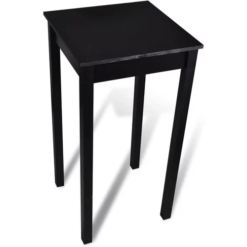  Barska miza MDF črna 55x55x107 cm