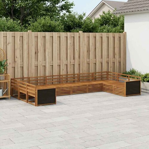  Setovi sofa 10 pcs Čvrsto drvo akacije Cene