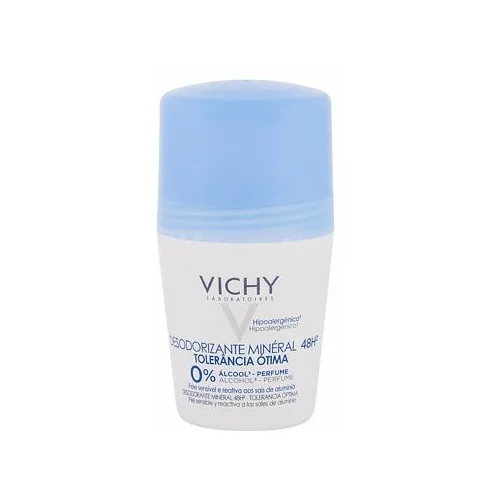 Vichy deodorant Mineral Tolerance Optimale 48H dezodorans roll-on bez aluminija 50 ml za žene