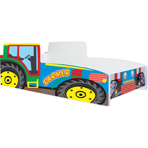 Kobi Furniture Otroška postelja Traktor barvita 140x70, (21960870) Cene