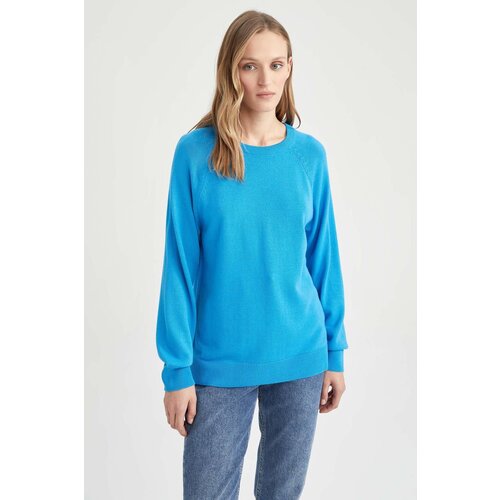 Defacto Relax Fit Crew Neck Basic Sweater Slike