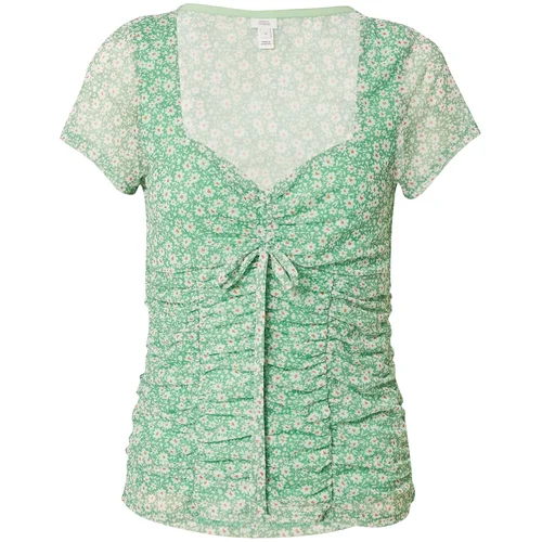 River Island Majica pastelno zelena / oranžna / bela