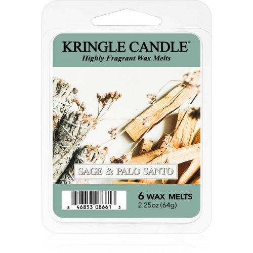 Kringle Candle Sage &amp;amp; Palo Santo vosek za aroma lučko 64 g Slike