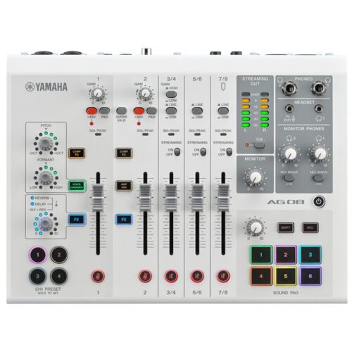Yamaha AG08 Live Streaming Mixer - - Audio-Kondric Cene