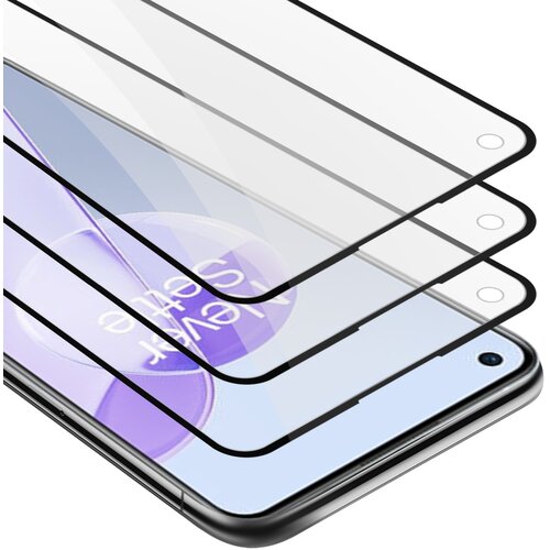 Cadorabo združljiv z OnePlus - Protective Film v prozornem s črnim - 3 -paketnim kaljenim zaslonskim za&scaron;čitnim steklom v 9H trdoti s 3D dotikom, (20607323) Cene