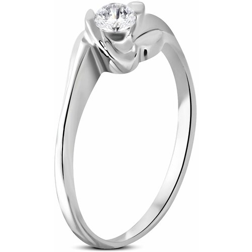 Kesi Engagement ring surgical steel CZ shine Cene