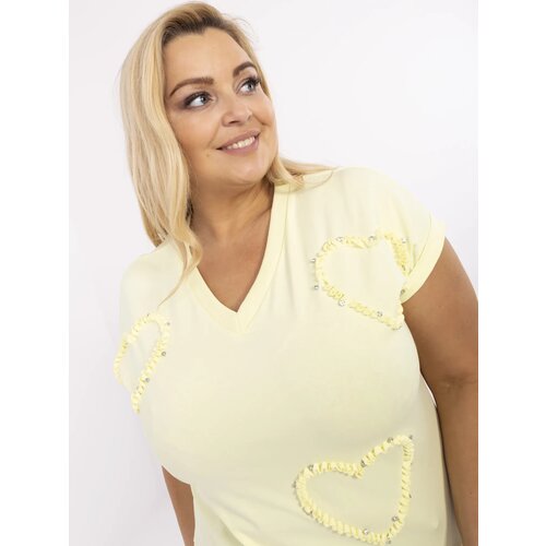 RELEVANCE Blouse-RV-BZ-A542.12P-light yellow Slike