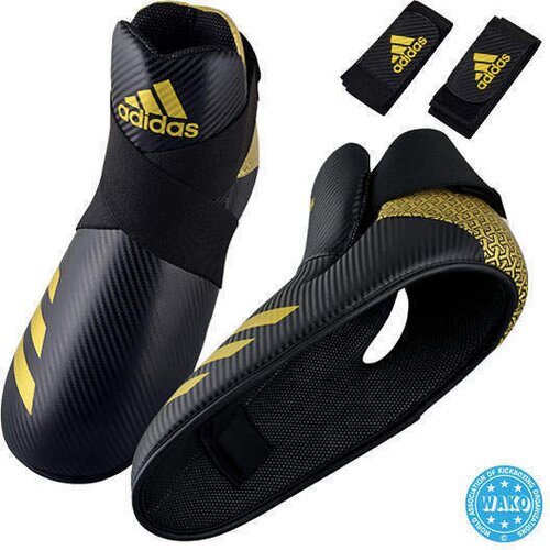 PrideShop &Scaron;čitniki za nart za kickboks in taekwondo Adidas - adiKBB300 - Črna/zlata , Small Cene