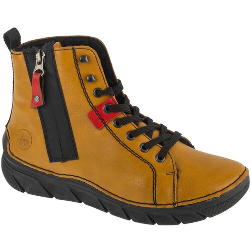 Rieker Gležnjarji Booties Rumena Slike