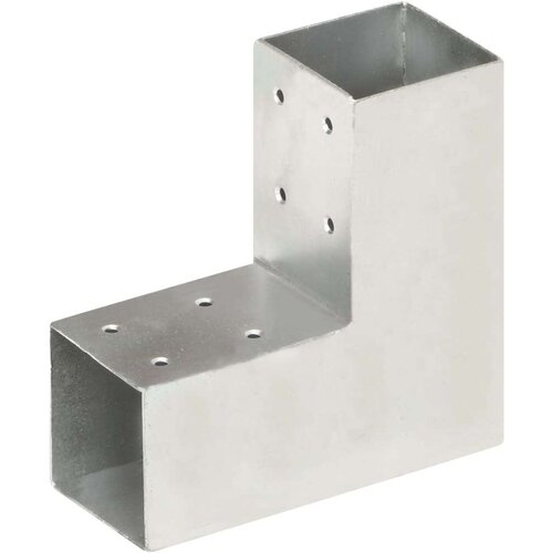 VidaXL spojnici za stupove u l-obliku 4 kom pocinčani metal 71 x 71 mm Slike