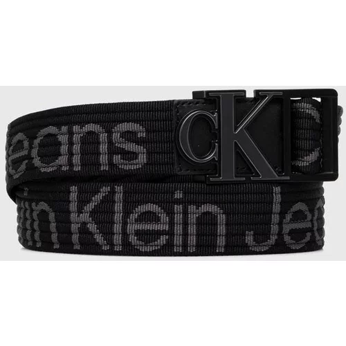 Calvin Klein Jeans Remen za muškarce, boja: crna