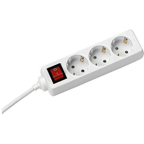  Kabel s utičnicama (Broj &amp;scaron;uko utičnica: 3 Kom., Bijele boje, Dužina kabela: 1,4 m, 3.500 W, S prekidačem) Slike