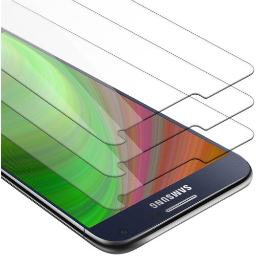 Cadorabo 3x Oklepna folija, združljiva z Samsung Galaxy A7 2015 - Za&amp;scaron;čitna folija v visoka prosojnost - 3-pack Kaljeno za&amp;scaron;čitno steklo za zaslone s trdoto 9H in združljivostjo s 3D dotikom, (20548534) Slike