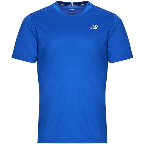 New Balance CORE RUN SHORT SLEEVES Plava Slike
