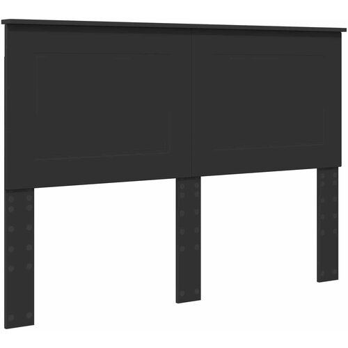  Krevetna konstrukcija Crna 160 x 200 cm Čvrsto borovo drvo Slike