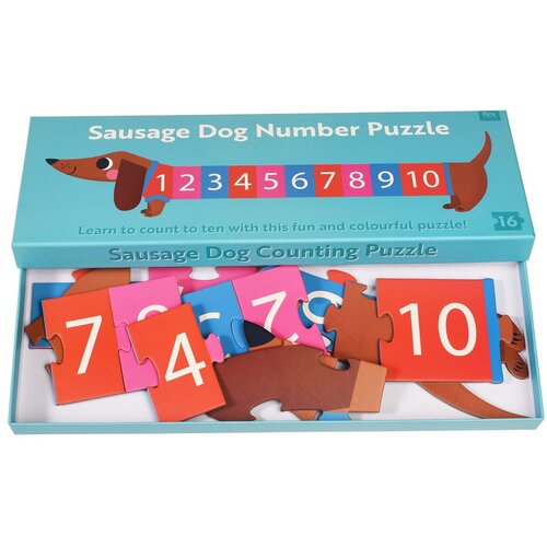 Rex London Puzzle (broj komada 16 kom) Sausage Dog &amp;ndash; Slike