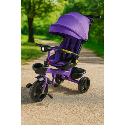 Playtime trcikl za decu sa rotirajućim sedi&amp;scaron;tem koje se obara 4001 ljubicasti Slike