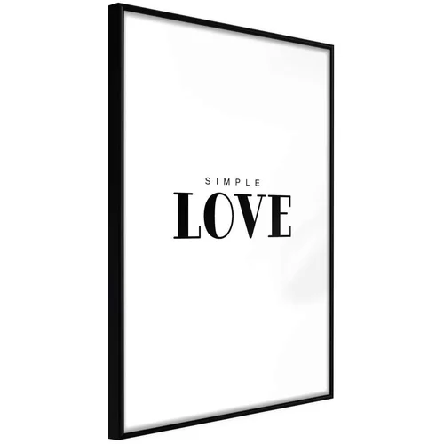  Poster - Simple Love 40x60