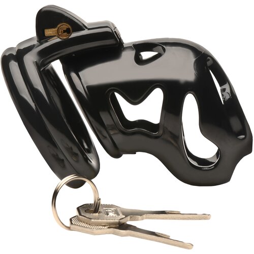 Master Series Hard Stop Double Ring Chastity Cage Black Cijene